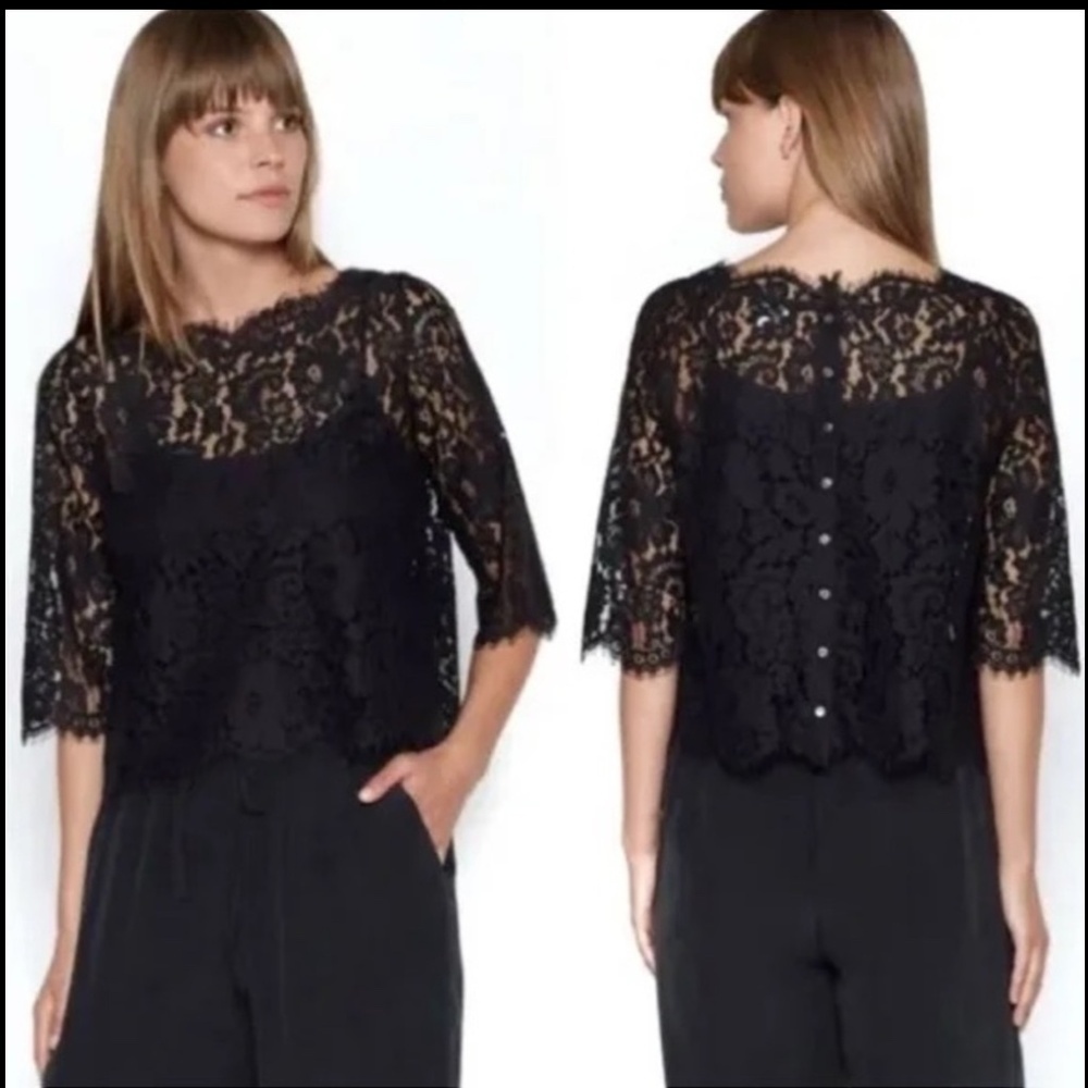 Joie Elvira Lace Top